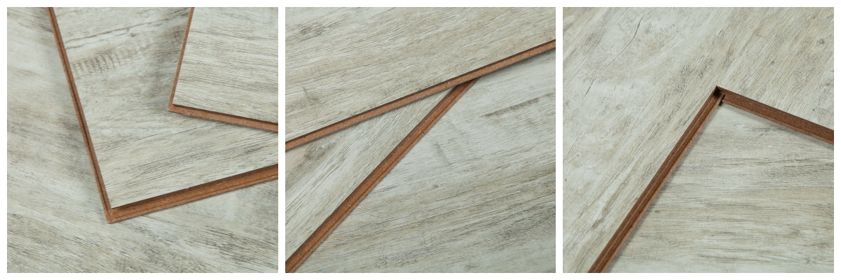 Plancher stratifié de 10 mm imperméable à l'eau avec de la cire