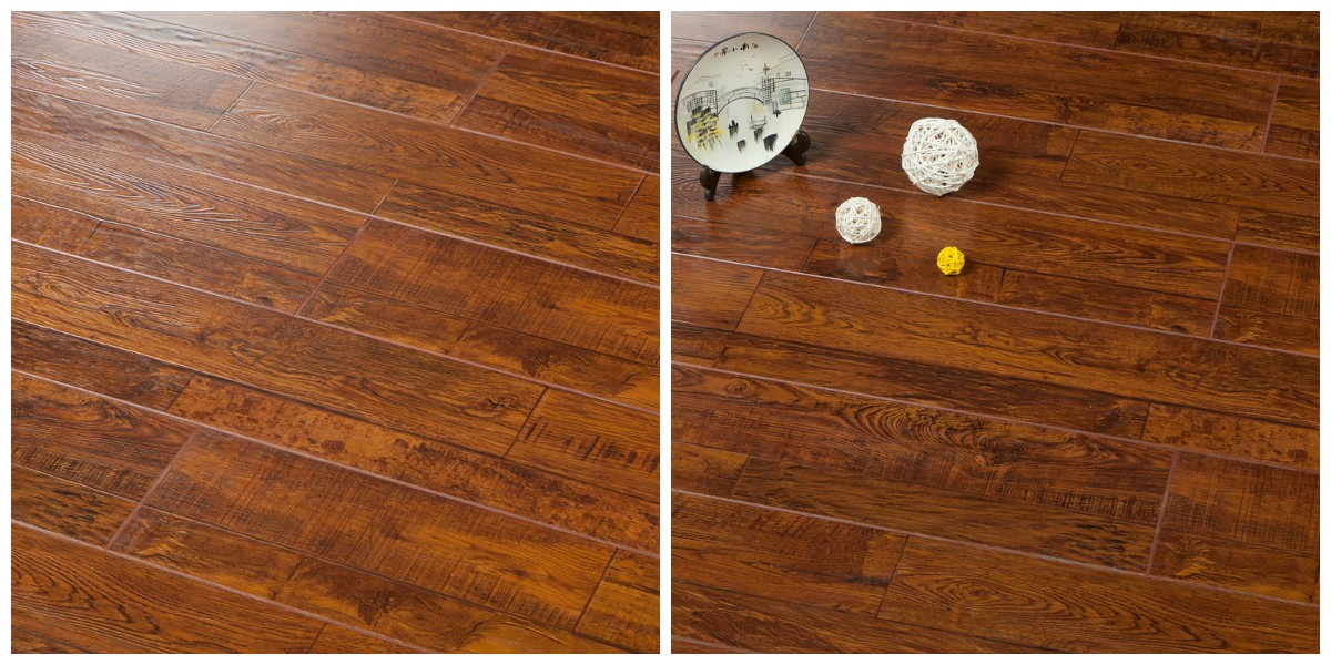 12mm V-groove Laminate Flooring For Residential Use 12mm V-groove Laminate Flooring For Residential Use