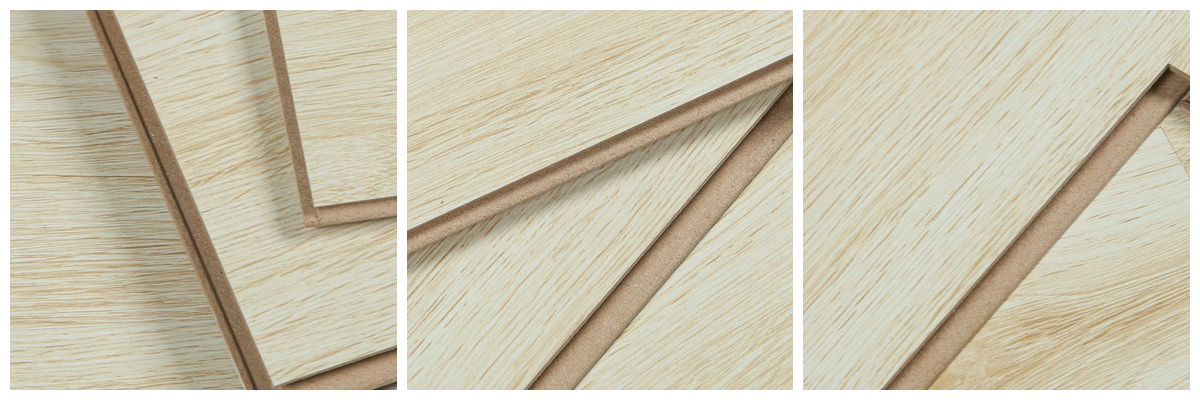 Revêtement de sol stratifié de 8 mm pour usage commercial et résidentiel