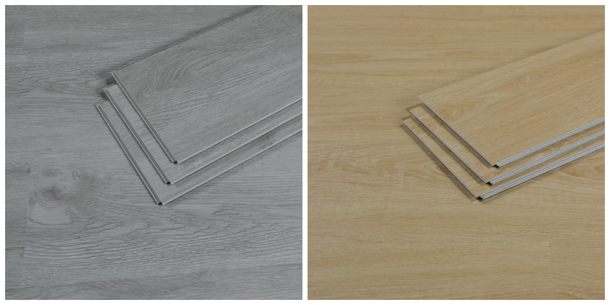 أرضيات Spc مقاس 4 مم مصنوعة من مادة خام 100% أرضيات Spc مقاس 4 مم مصنوعة من مادة خام 100%